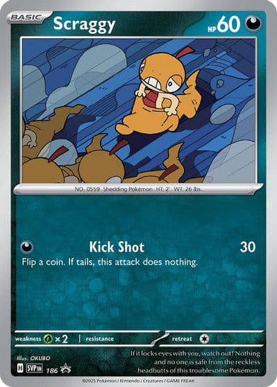 Scraggy - 186 SV: Scarlet & Violet Promo Cards Pokemon card