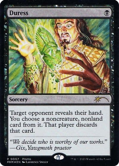Duress Graphic Novel Insert Media Promos Magic card