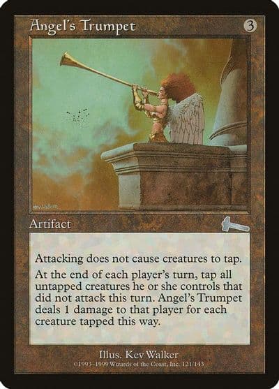 Angels Trumpet Urza's Legacy Magic card