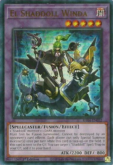 El Shaddoll Winda UR Quarter Century Stampede Yu-Gi-Oh! card