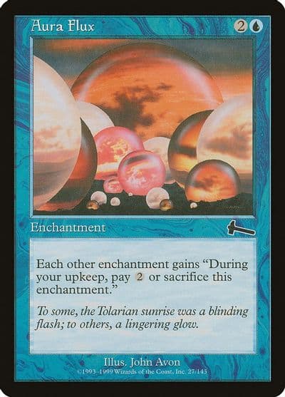 Aura Flux Urza's Legacy Magic card