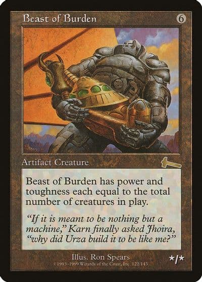 Beast of Burden Urza's Legacy Magic card