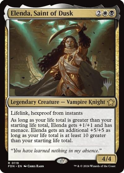 Elenda Saint of Dusk Promo Pack: Aetherdrift Magic card