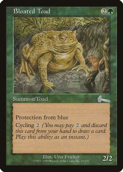 Bloated Toad Urza's Legacy Magic card