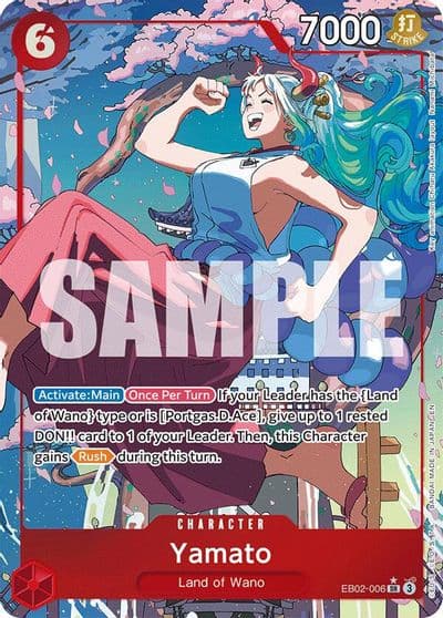Yamato Alternate Art Extra Booster: Anime 25th Collection One Piece card
