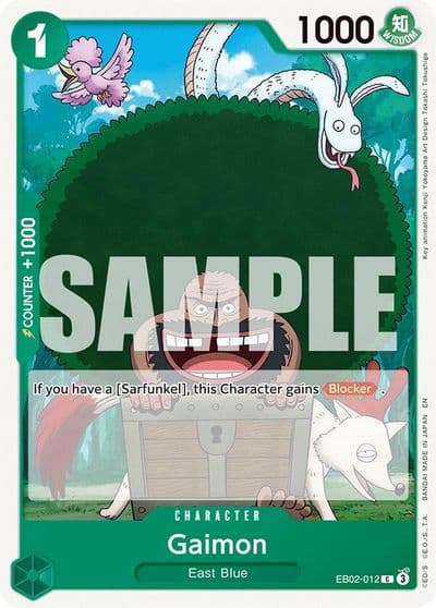 Gaimon Extra Booster: Anime 25th Collection One Piece card