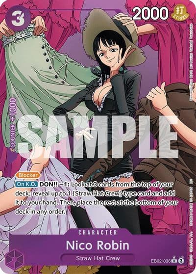 Nico Robin Alternate Art Extra Booster: Anime 25th Collection One Piece card