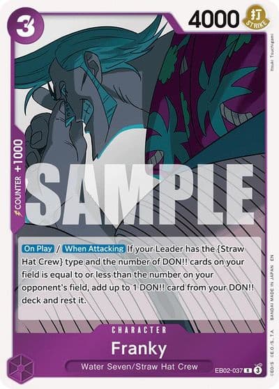 Franky Extra Booster: Anime 25th Collection One Piece card