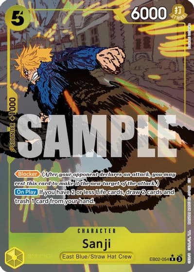 Sanji Alternate Art Extra Booster: Anime 25th Collection One Piece card