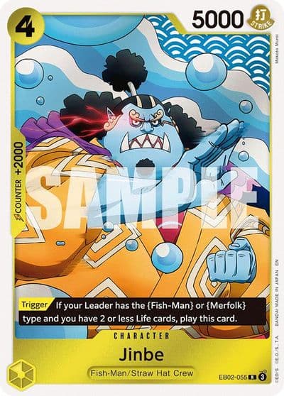 Jinbe Extra Booster: Anime 25th Collection One Piece card