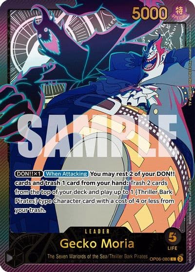 Gecko Moria SP Extra Booster: Anime 25th Collection One Piece card