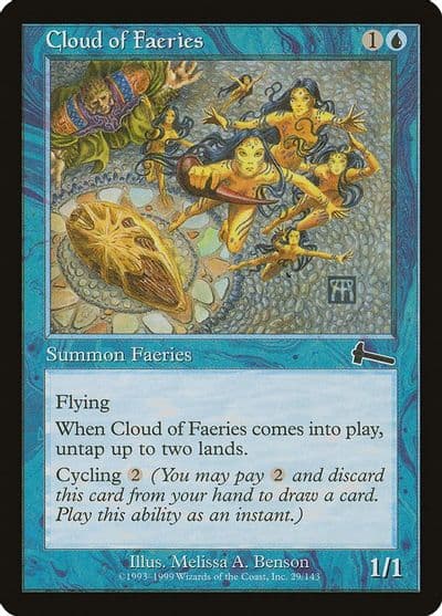 Cloud of Faeries Urza's Legacy Magic card