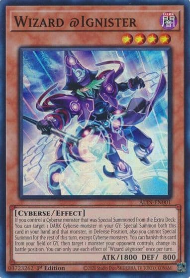Wizard Ignister Alliance Insight Yu-Gi-Oh! card