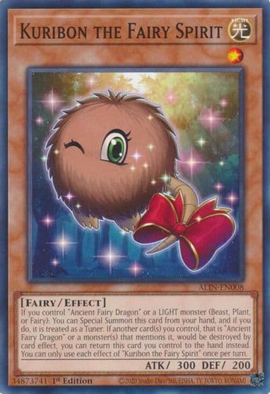 Kuribon the Fairy Spirit Alliance Insight Yu-Gi-Oh! card