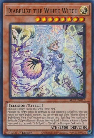 Diabellze the White Witch Alliance Insight Yu-Gi-Oh! card
