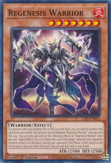 Regenesis Warrior Alliance Insight Yu-Gi-Oh! card