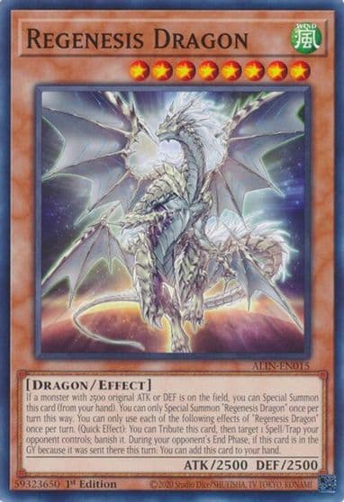 Regenesis Dragon Alliance Insight Yu-Gi-Oh! card