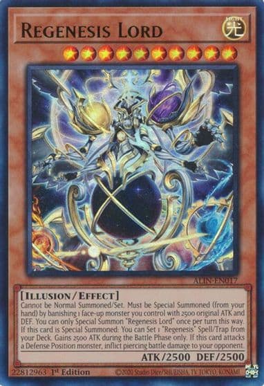Regenesis Lord Alliance Insight Yu-Gi-Oh! card