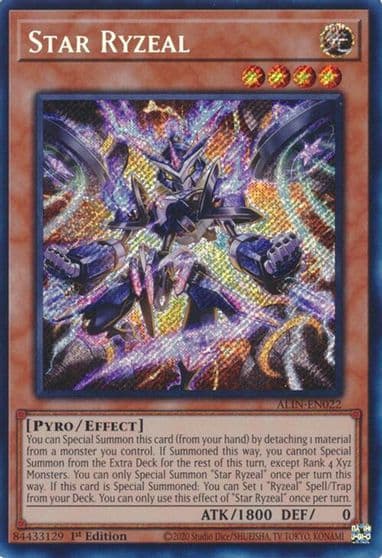 Star Ryzeal Alliance Insight Yu-Gi-Oh! card