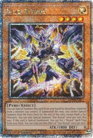 Star Ryzeal Quarter Century Secret Rare Alliance Insight Yu-Gi-Oh! card