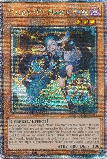 Maliss P March Hare Quarter Century Secret Rare Alliance Insight Yu-Gi-Oh! card