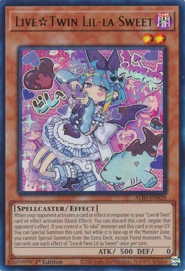 Live Twin Lil la Sweet Alliance Insight Yu-Gi-Oh! card