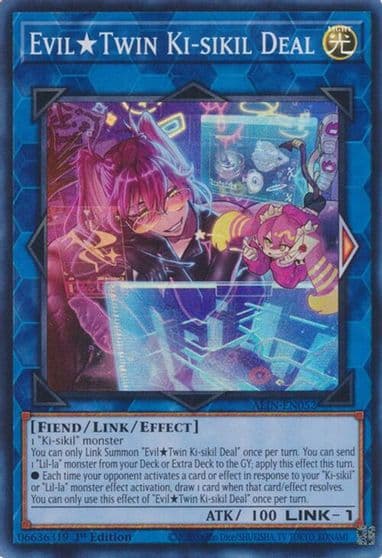 EvilTwin Ki sikil Deal Alliance Insight Yu-Gi-Oh! card