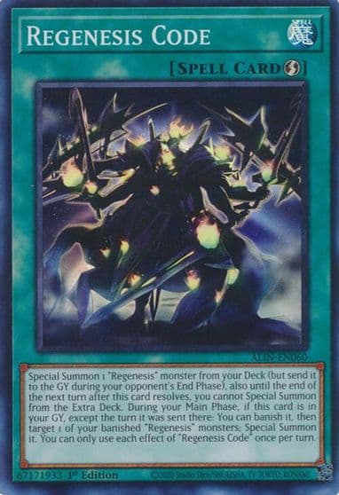 Regenesis Code Alliance Insight Yu-Gi-Oh! card