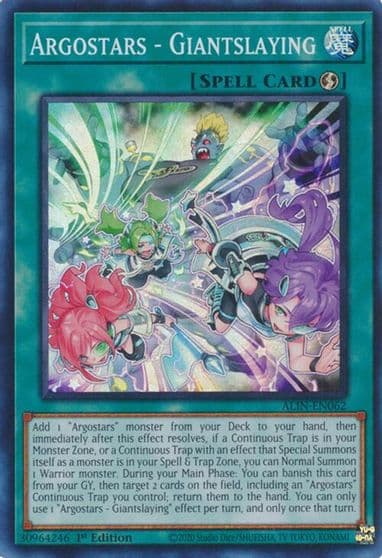 Argostars Giantslaying Alliance Insight Yu-Gi-Oh! card