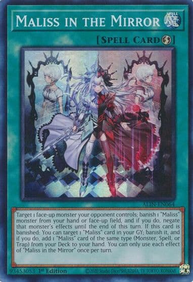 Maliss in the Mirror Alliance Insight Yu-Gi-Oh! card