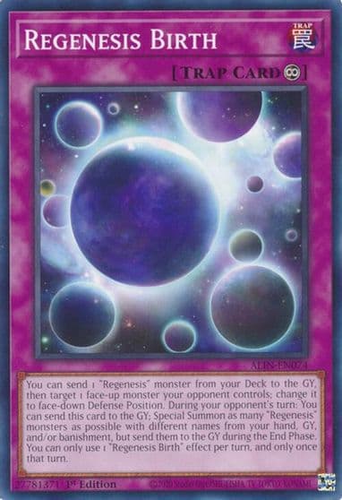 Regenesis Birth Alliance Insight Yu-Gi-Oh! card