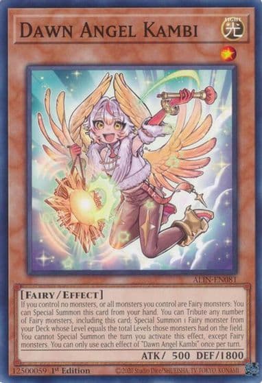 Dawn Angel Kambi Alliance Insight Yu-Gi-Oh! card