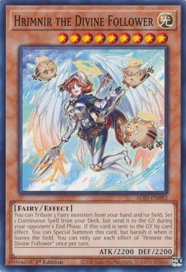 Hrimnir the Divine Follower Alliance Insight Yu-Gi-Oh! card