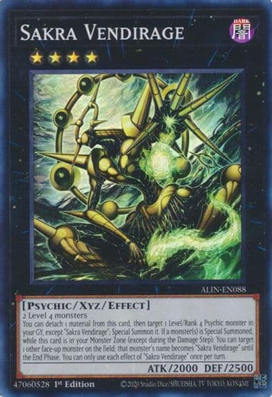 Sakra Vendirage Alliance Insight Yu-Gi-Oh! card