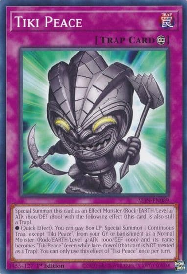 Tiki Peace Alliance Insight Yu-Gi-Oh! card