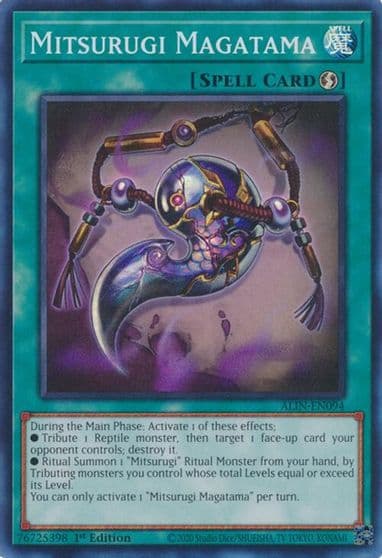 Mitsurugi Magatama Alliance Insight Yu-Gi-Oh! card