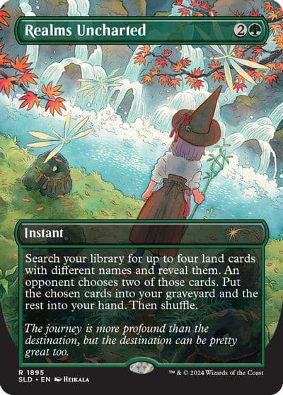 Realms Uncharted Secret Lair Drop Series Magic card