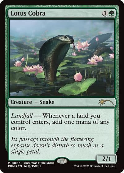 Lotus Cobra Year of the Snake 2025 Standard Showdown Promos Magic card