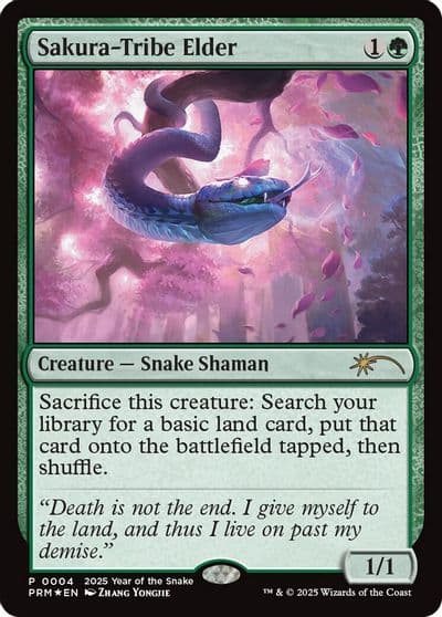 Sakura Tribe Elder Year of the Snake 2025 Standard Showdown Promos Magic card