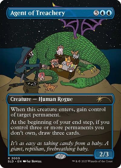 Agent of Treachery Secret Lair Drop Series Magic card