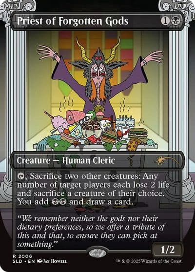 Priest of Forgotten Gods Secret Lair Drop Series Magic card