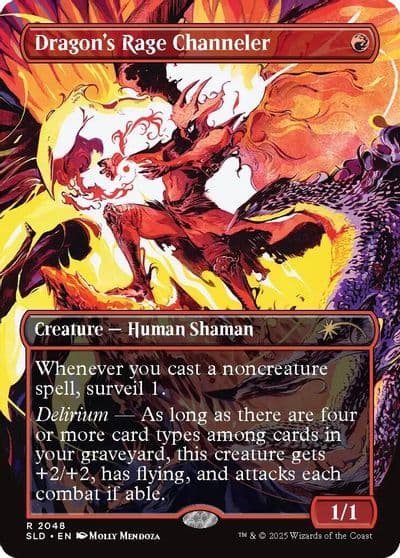 Dragons Rage Channeler 2048 Secret Lair Drop Series Magic card