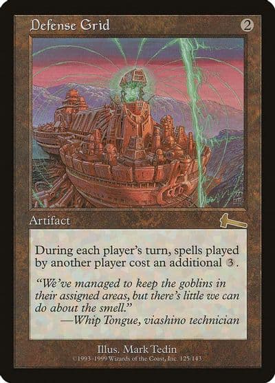 Defense Grid Urza's Legacy Magic card