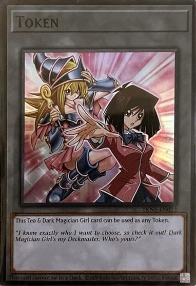 Token Tea and Dark Magician Girl Alliance Insight Yu-Gi-Oh! card