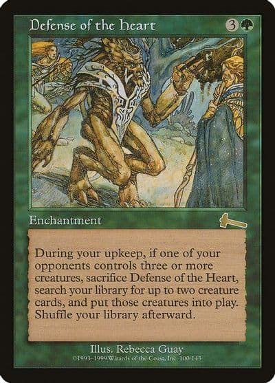 Defense of the Heart Urza's Legacy Magic card