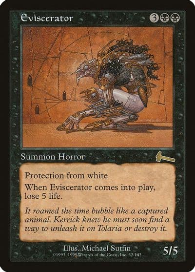 Eviscerator Urza's Legacy Magic card