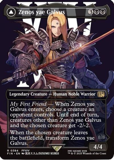 Zenos yae Galvus Borderless FINAL FANTASY Magic card