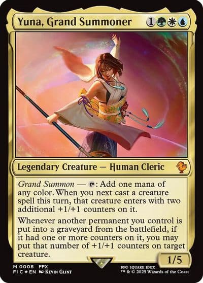 Yuna Grand Summoner Commander: FINAL FANTASY Magic card