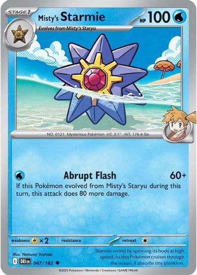 Misty's Starmie SV10: Destined Rivals Pokemon card