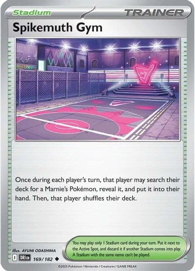 Spikemuth Gym SV10: Destined Rivals Pokemon card
